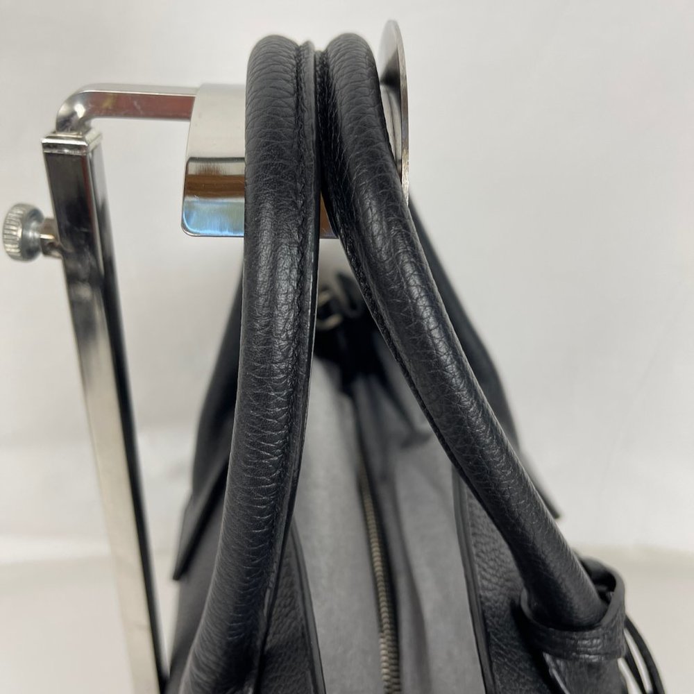 Saint Laurent Black Grain Leather Tote - Picture 6 of 12